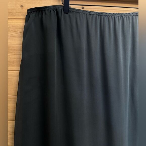 NWT Citron Santa Monica Size 3X Black Gray Ombré Pull On Maxi Skirt - Picture 2 of 12